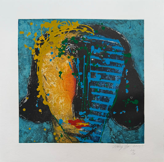 Serie 27/30 / Vladimir Cora - Sin titulo 26 / Grabado - 49 x 49 cm