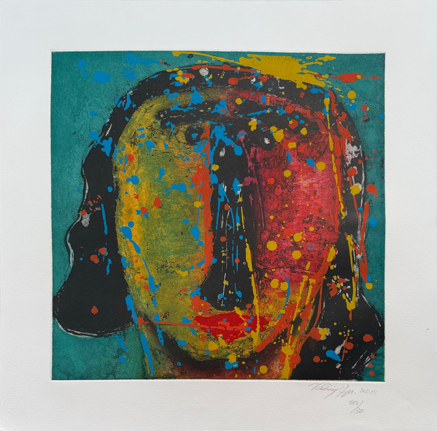 Serie 28/30 / Vladimir Cora - Sin titulo 32 / Grabado - 49 x 49 cm