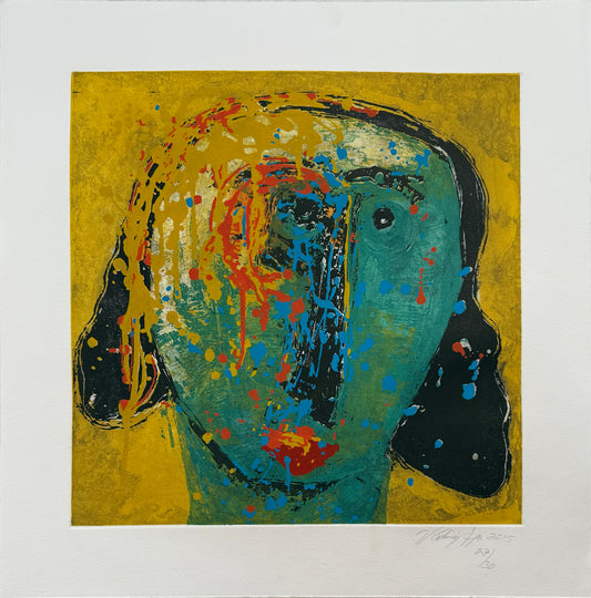 Serie 27/30 / Vladimir Cora - Sin titulo 24 / Grabado - 49 x 49 cm