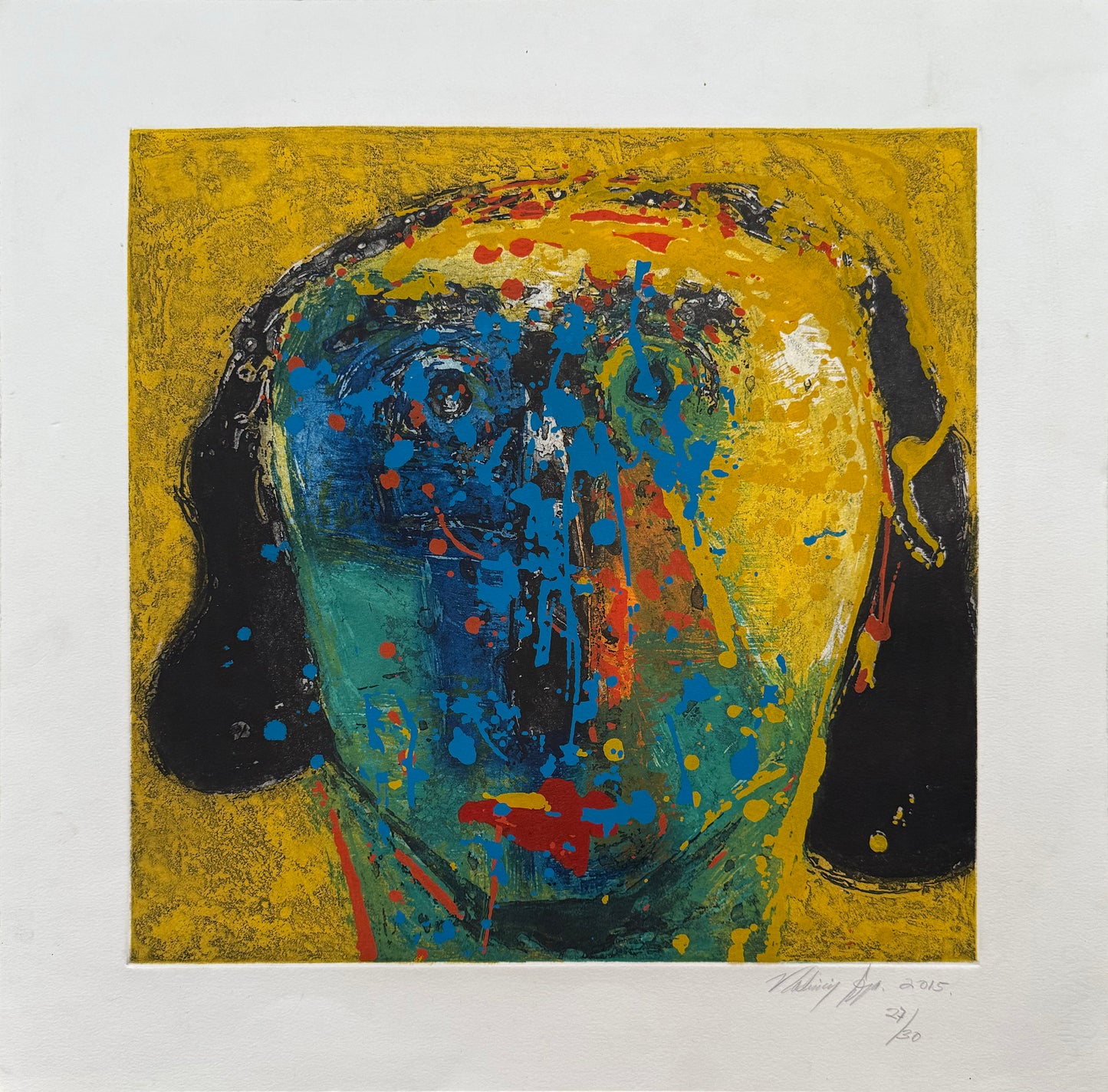 Serie 27/30 / Vladimir Cora - Sin titulo 27 / Grabado - 49 x 49 cm