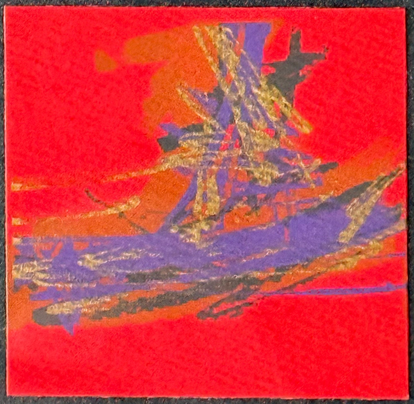 LOTE 016 / Jorge Fregoso - Transumtación / Mixta sobre papel - 6 x 6 cm