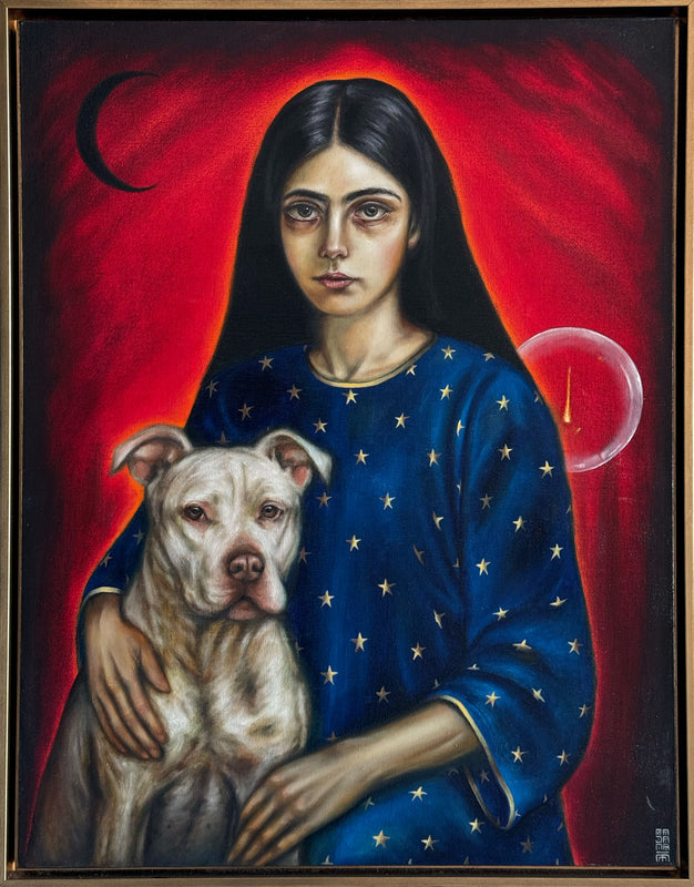 Antonio Fajama – Joven Nahuala / Óleo sobre tela – 70 x 90 cm – 1/1