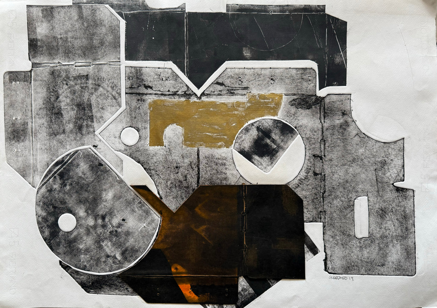 LOTE 001 / Manuel Guardado - ST / Colograía - 70 x 60 cm