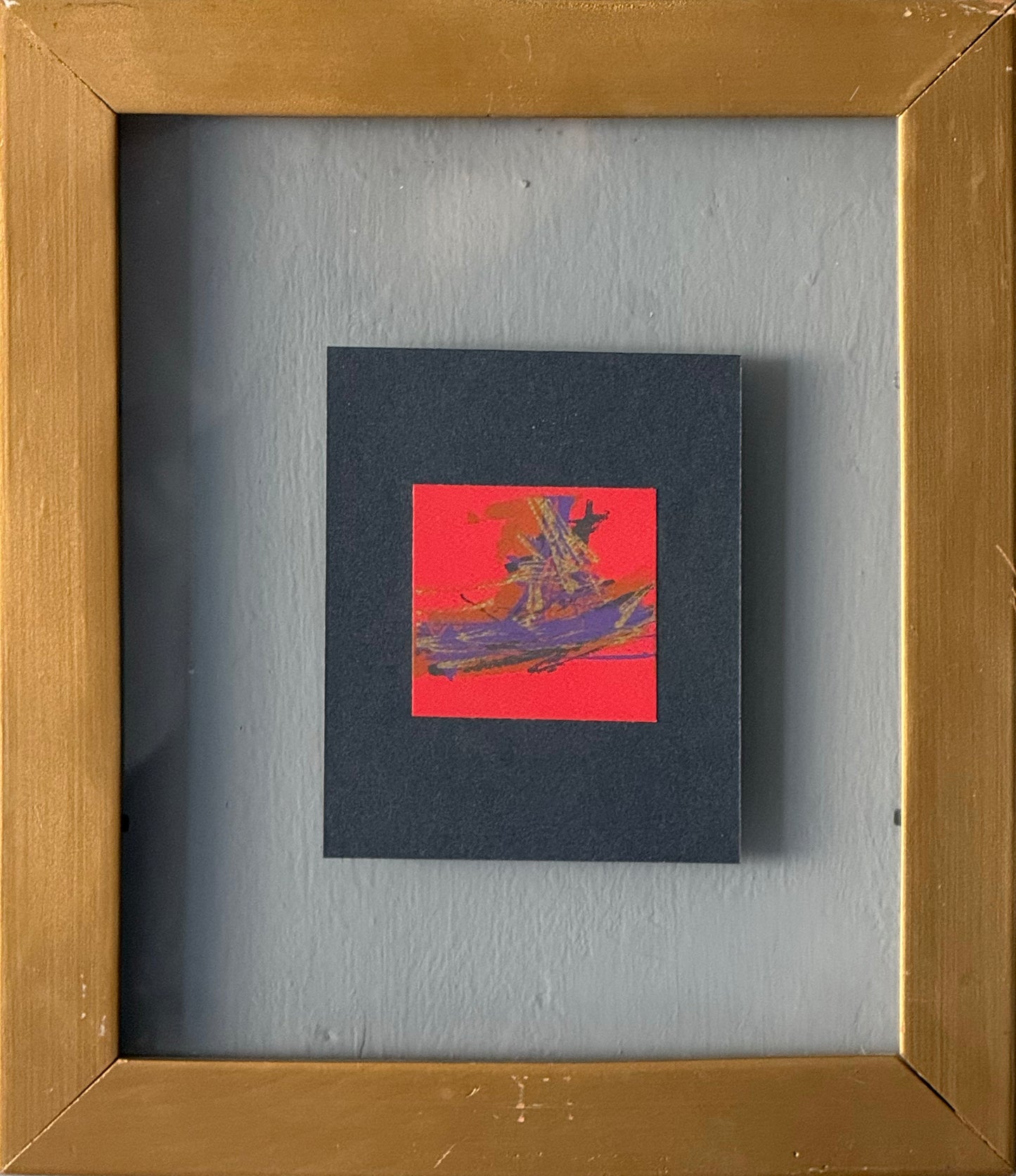 LOTE 016 / Jorge Fregoso - Transumtación / Mixta sobre papel - 6 x 6 cm