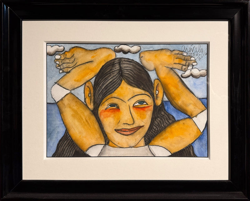 Javier Arévalo – De pies a cabeza / Acuarela sobre papel – 33 x 23 cm – 1/1