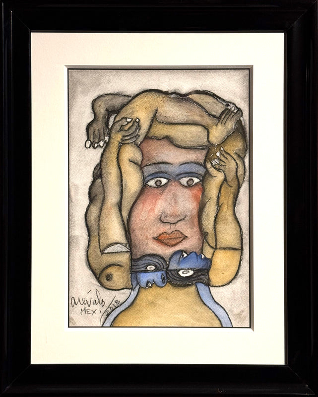 Javier Arévalo – Antes de negar con la cabeza, asegurate de que la tienes / Acuarela sobre papel – 23 x 33 cm – 45658