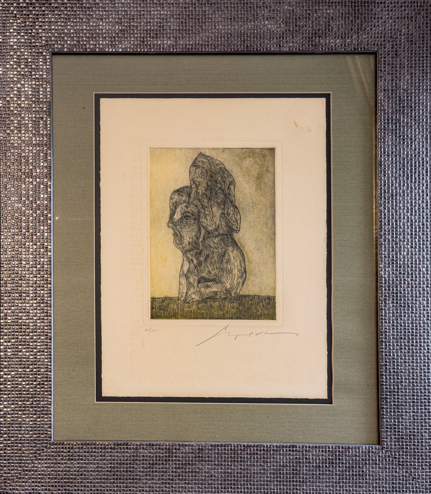 Lote 41 - José Luis Cuevas - S/T (50/50) / Grabado - 47 x 36 cm