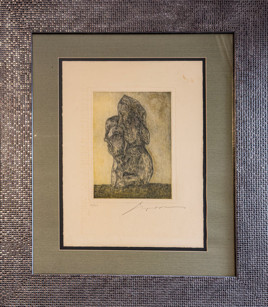 Lote 41 - José Luis Cuevas - S/T (50/50) / Grabado - 47 x 36 cm