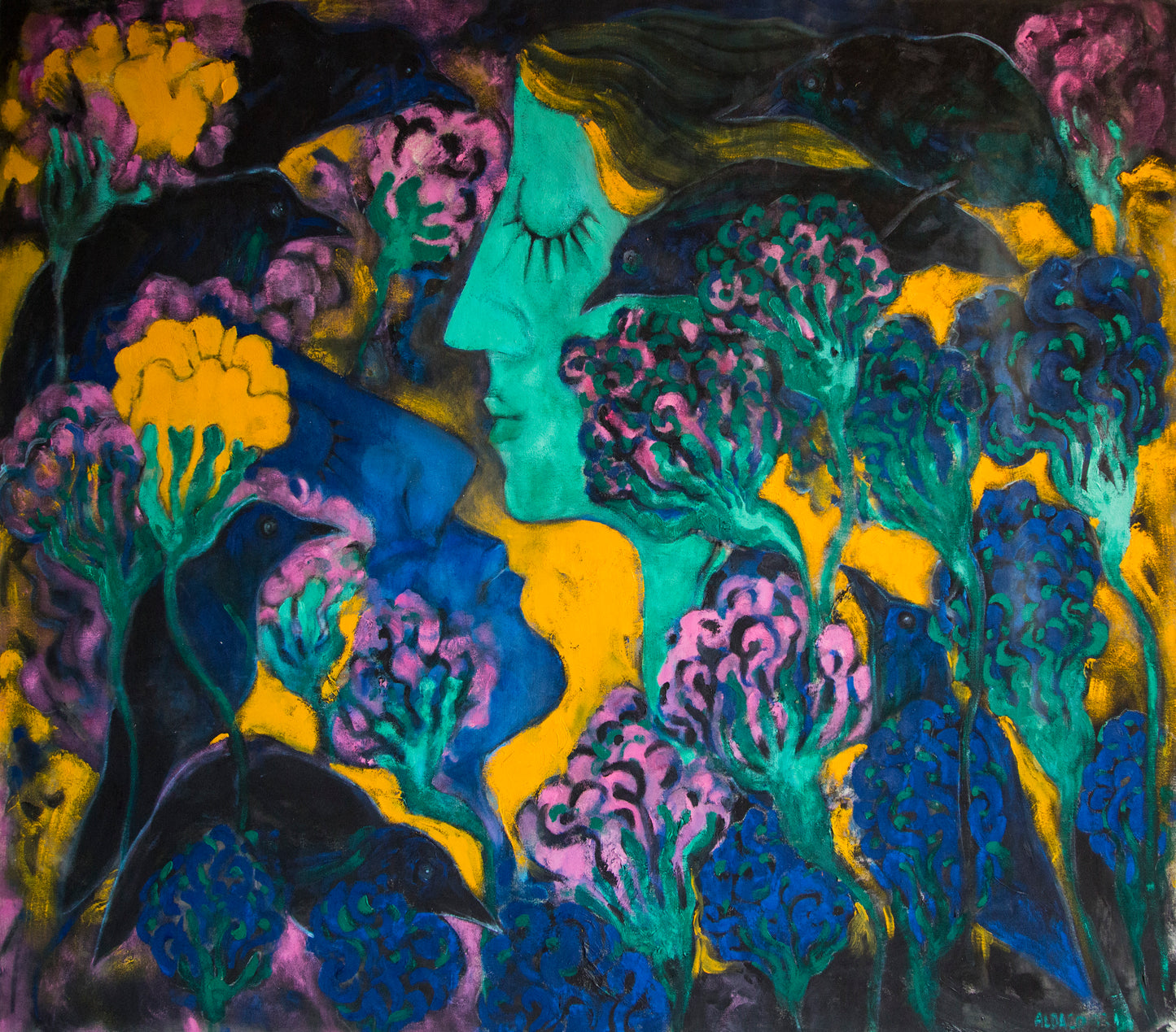 Marco Aldaco – ST Flores  / Óleo sobre tela – 200 x 170 cm – 1/1
