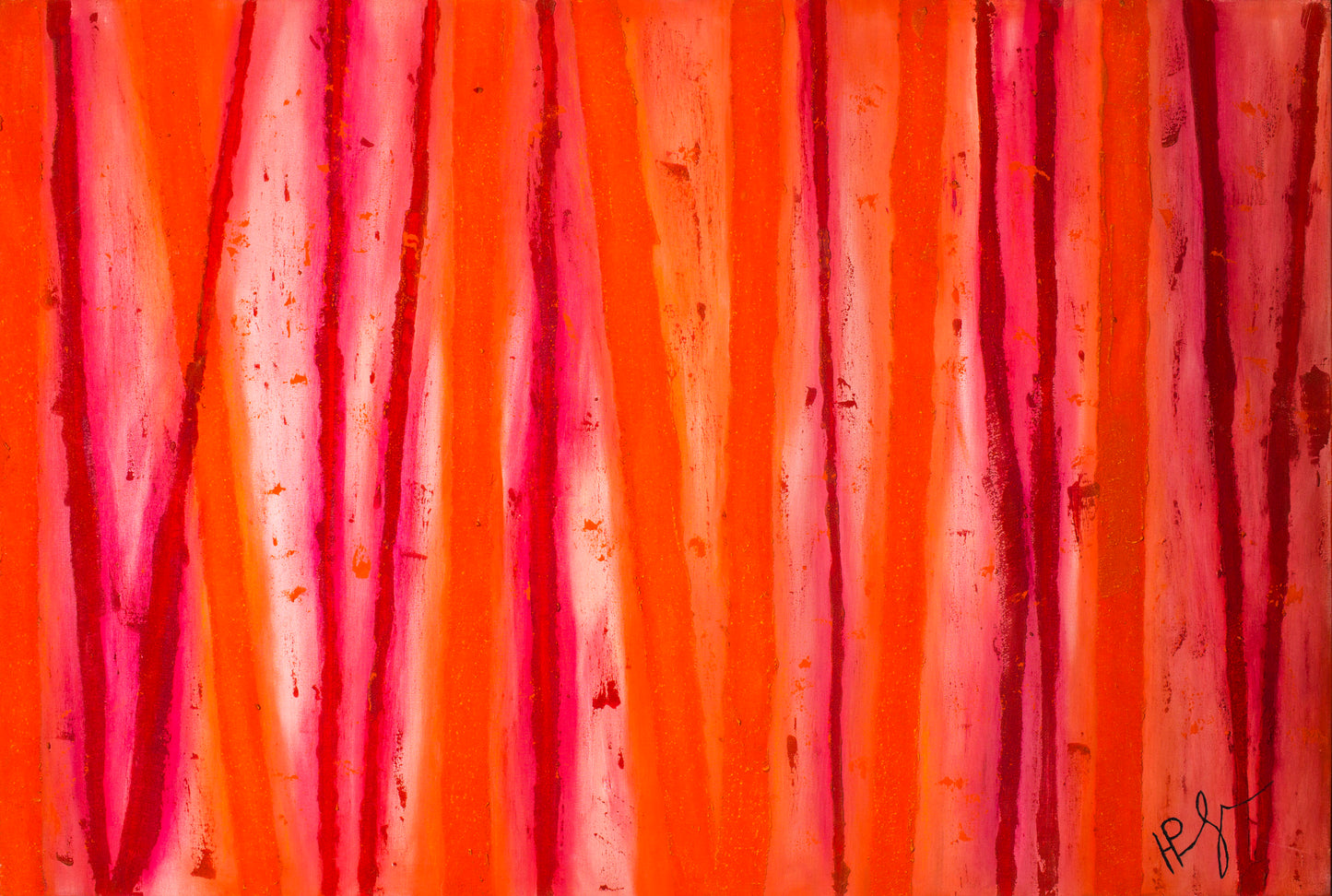 Hilda Paliza – Semiparalelas / Óleo  sobre tela – 110 x 150 cm – 1/1