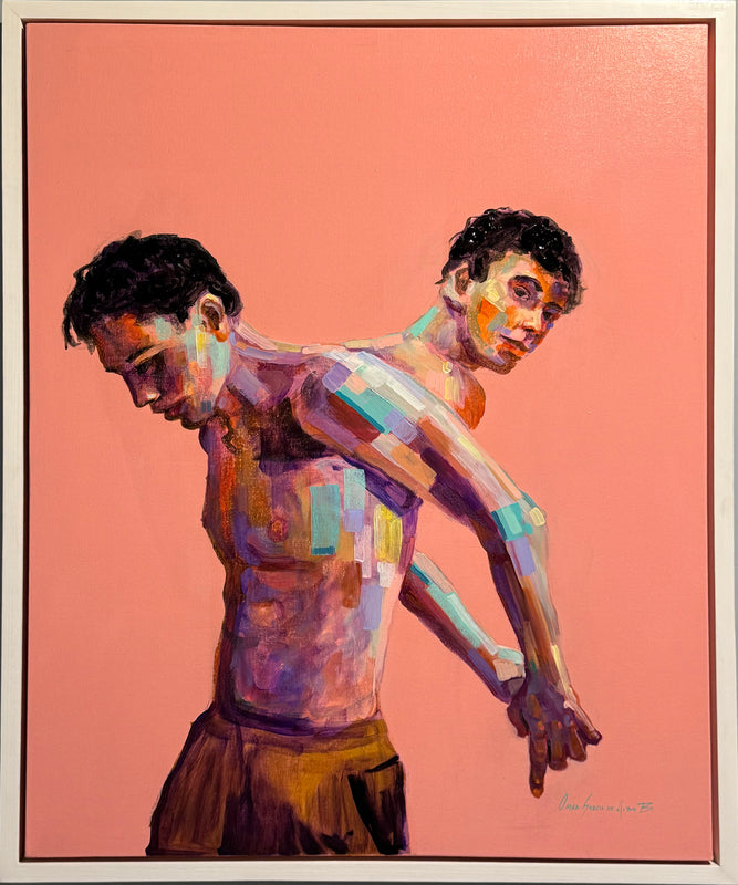 Omar García de alba B.  – TID ( transtorno de identidad disociativo) / Acrilico sobre Tela – 80 x 100 cm – 1/1