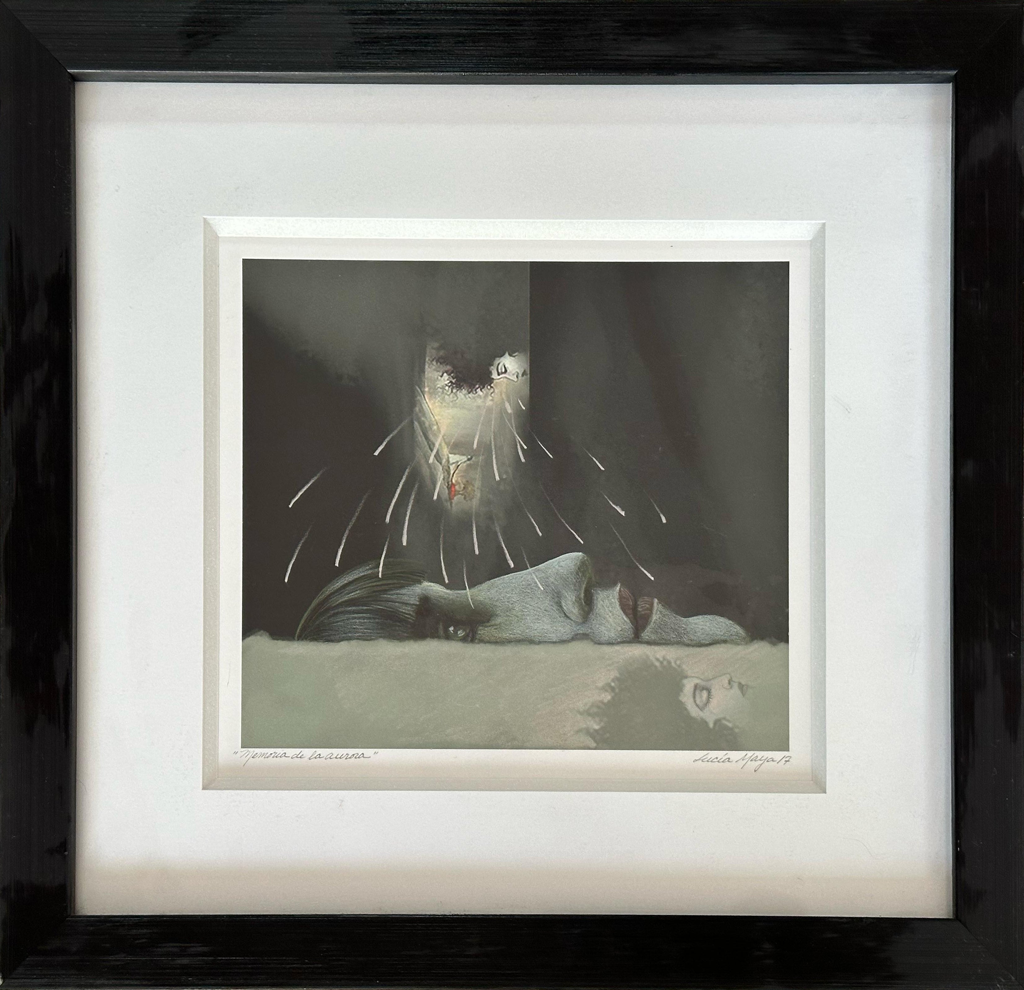 Lucia Maya – Memoria de la aura / Piezografía intervenida sobre papel – 19 x 17 cm – P/A