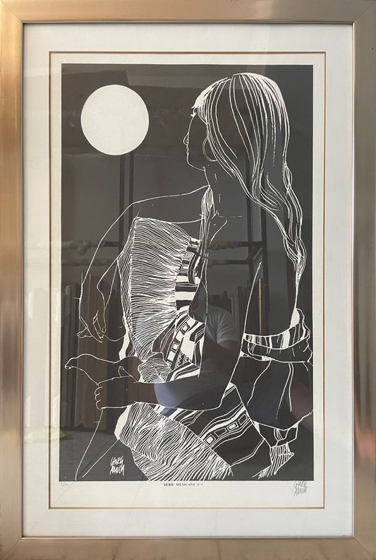 LOTE 056 / George Rauch - Seríe Mexicana #9 / Serigrafía - 85 x 53 cm