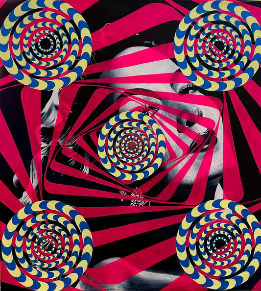 LOTE 054 / Alejandro Martinez - La doña / Óleo y acrílico sobre lienzo - 110 x 100 cm