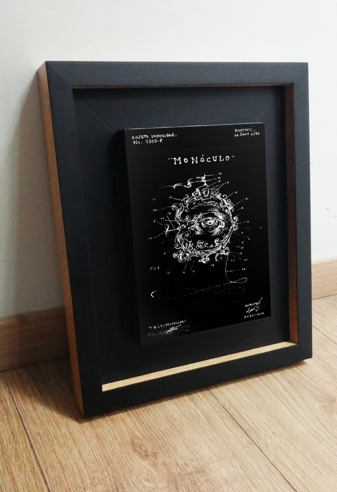 LOTE 027 / Eden Mir - Monóculo / Acrílico sobre tela - 20 x 15 cm