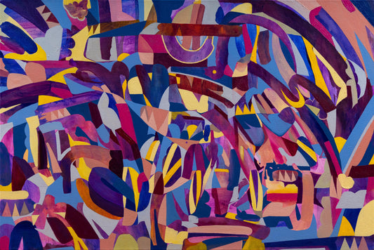 Lote 65: Juan Salmón - Alba / Mixta sobre tela - 120 x 80 cm