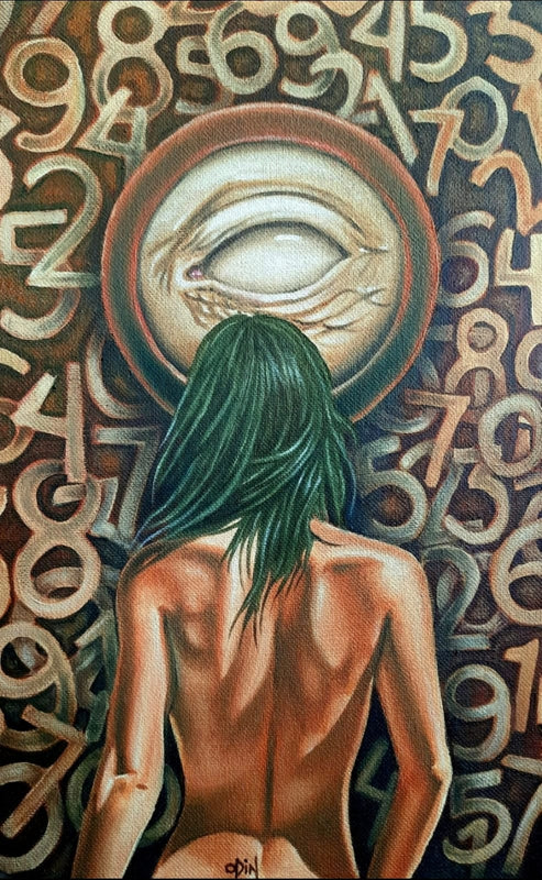 Odín Vazquez – El portal del tiempo / Óleo sobre tela – 26 x 41 cm – 1/1