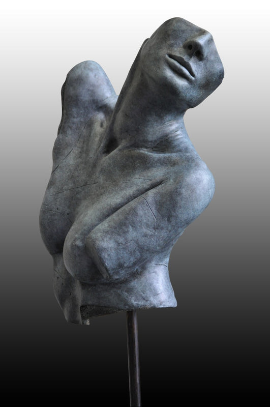 Vito Asencio - Nostalgia Angelina / Bronce sobre - - 35 x 50 x 25 cm