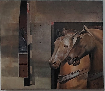 Vito Asencio - Equina evocacion / Acrílico sobre tela - 140 x 120 cm