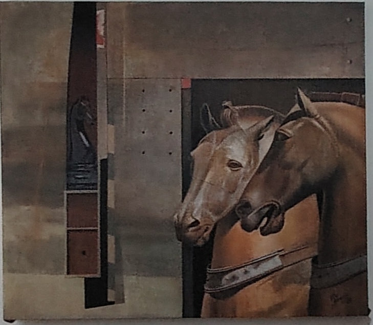 Vito Asencio - Equina evocacion / Acrílico sobre tela - 140 x 120 cm