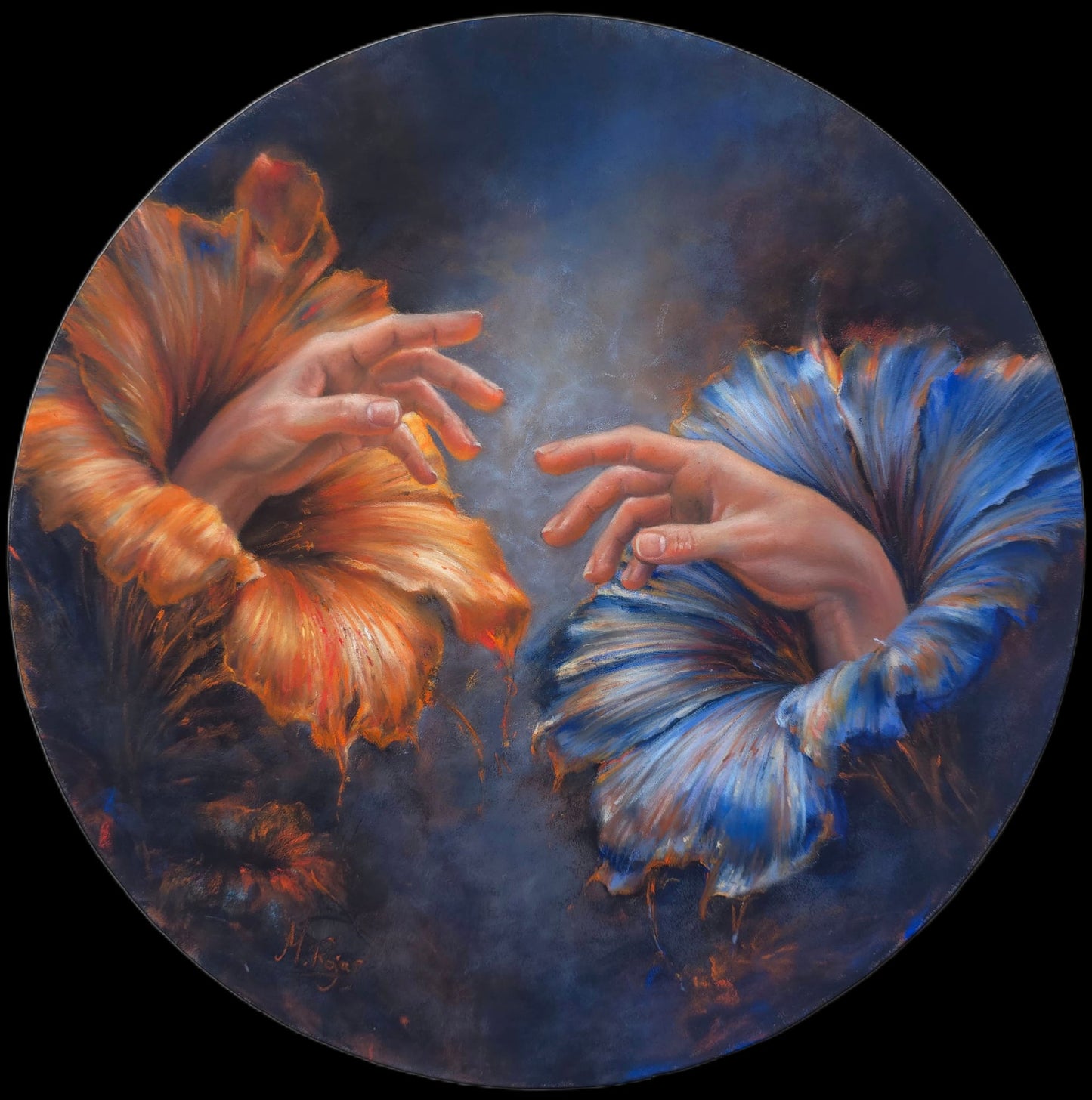 Maite Rojas - De la serie "A ciegas" / Pastel sobre Pastel - 30 x 30 cm - 1/1