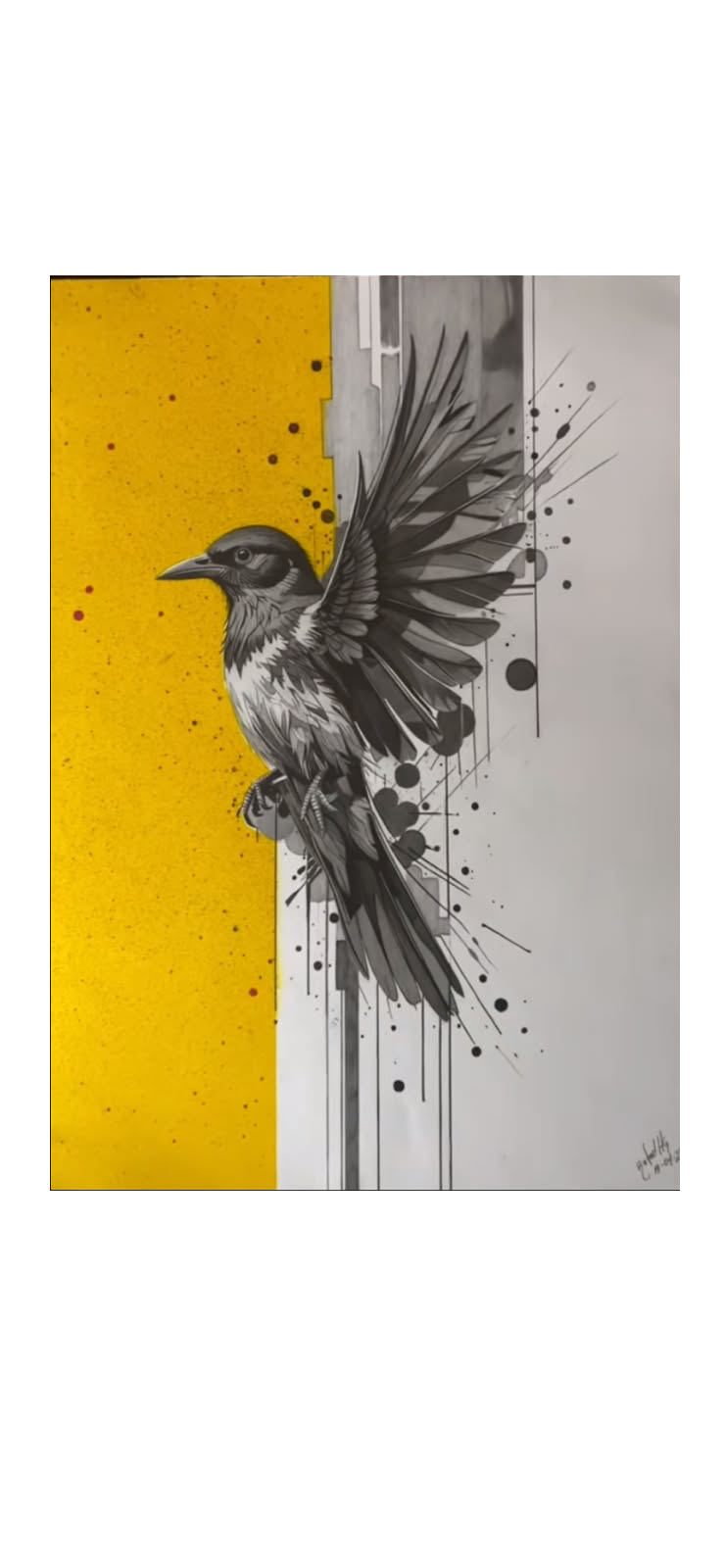 Rafael Hernández – Amante de la naturaleza / Mixa sobre papel – 28 x 40 cm – 1/1