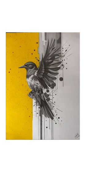 Rafael Hernández – Amante de la naturaleza / Mixa sobre papel – 28 x 40 cm – 1/1