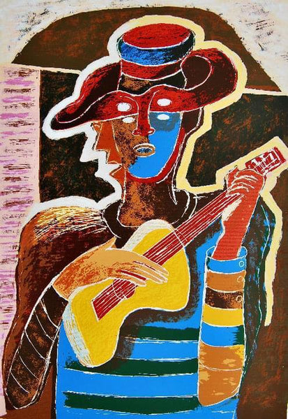 Gabriel Mariscal - Cancionero / Serigrafía sobre papel - 50 x 70 cm