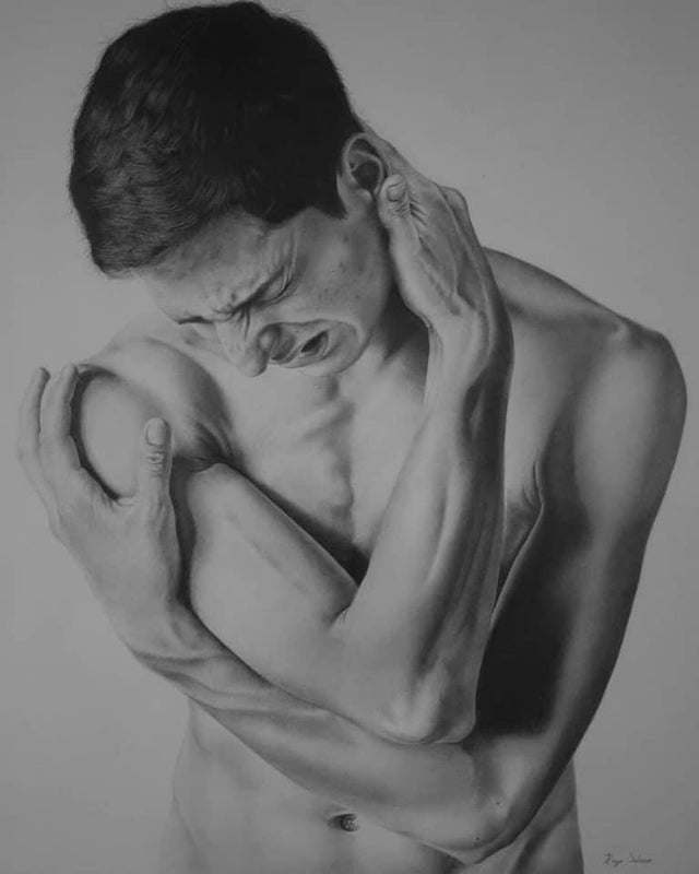 Diego Salazar  - De la serie ST  / Grafito  sobre papel  - 50 x 70 cm