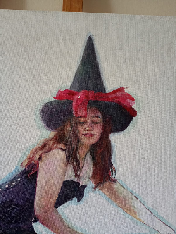 Sofia Marin – La bruja que viene de la Paca / Óleo sobre tela – 90 x 70 cm – 1/1