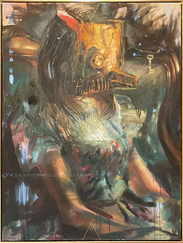 Ramadam Karin – Ley de correspondencia / Mixta sobre papel – 180 x 130 cm – 1/1