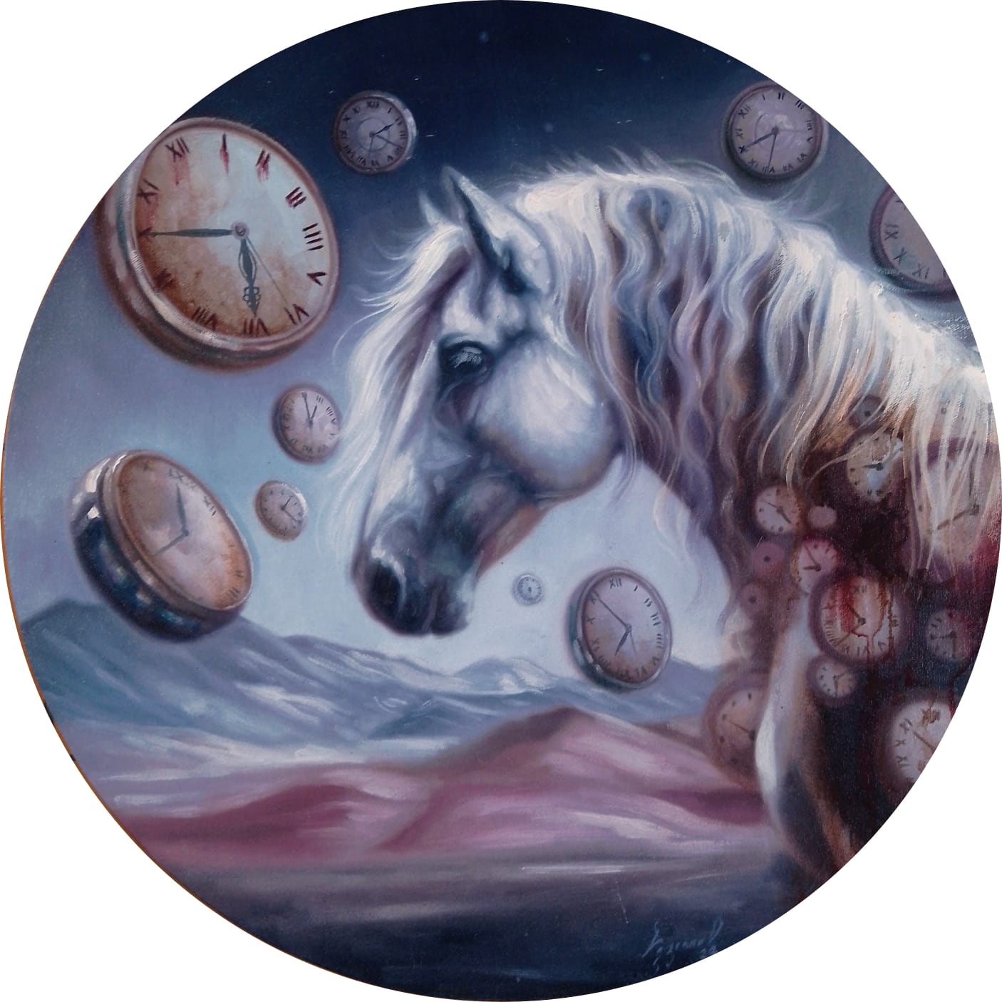 Rosario Lazcano - OTHAR / Óleo sobre tela - 60 cm