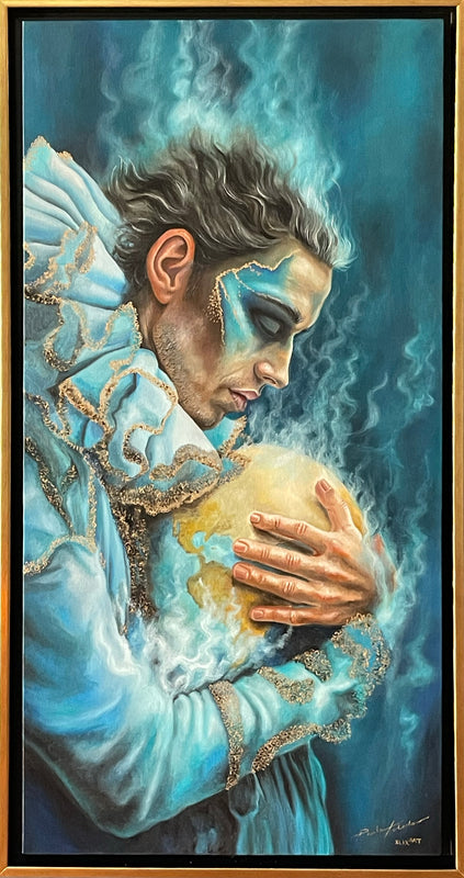 Paula Toledo  – EL CUSTODIO. / Óleo  sobre Lienzo – 60 x 120 cm – 1/1