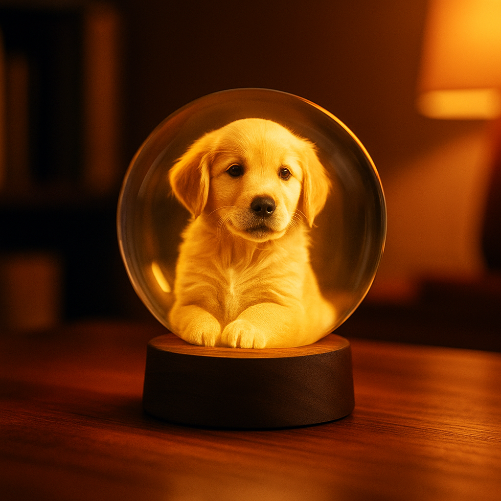 🪩 Esfera 3D Holográfica Premium – Control App