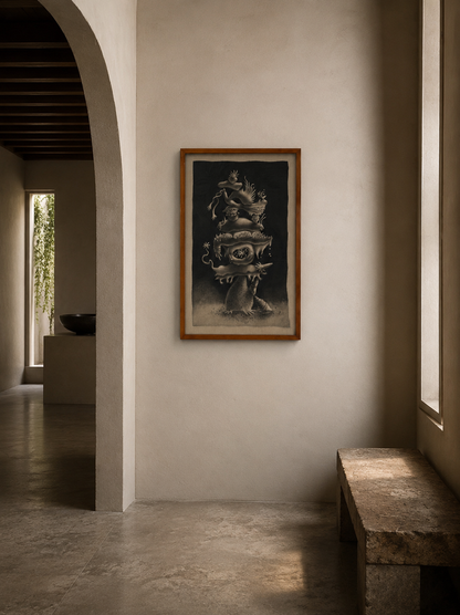 Juan Pedro Ponce – Equilibrium / Acrílico sobre lino – 47 x 75 cm – 1/1