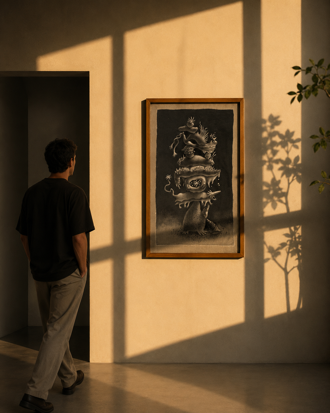 Juan Pedro Ponce – Equilibrium / Acrílico sobre lino – 47 x 75 cm – 1/1