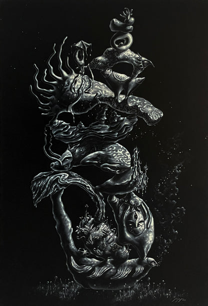 Juan Pedro Ponce – ST  / Óleo sobre lienzo – 35 x 130 cm – 1/1