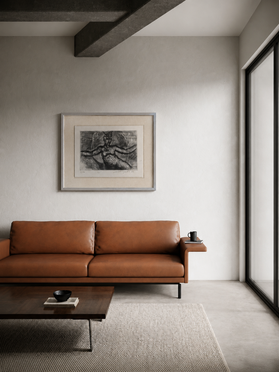 Nino Magaña – ST Desnudo horizontal / Grabado sobre papel – 35 x 27 cm – 31/50