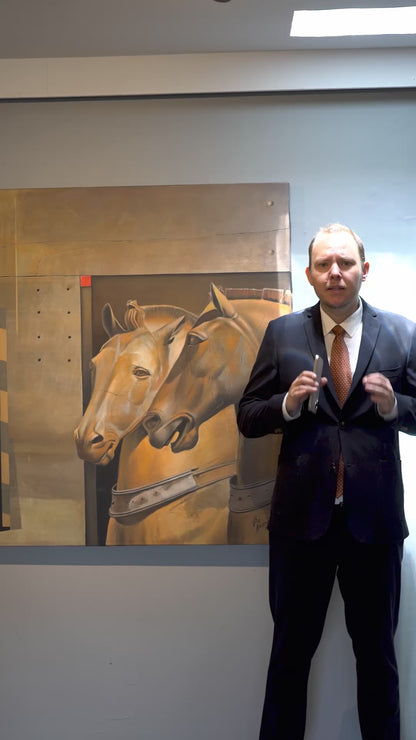 Vito Asencio - Equina evocacion / Acrílico sobre tela - 140 x 120 cm