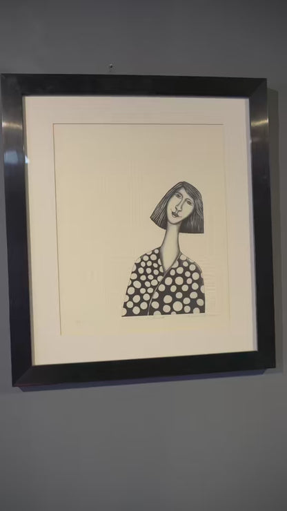 Laura Castellanos – Serenidad / Grabado sobre papel – 39 x 29 cm – 14/30