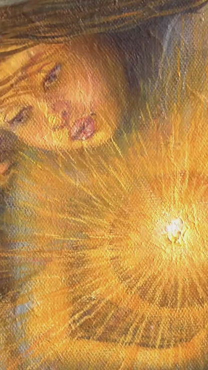 Armando Martinez – La sabiduría / Óleo sobre tela – 70 x 70 cm – 1/1