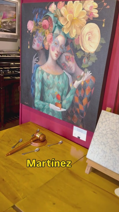 Armando Martinez – Amor divino / Óleo sobre tela – 65 x 65 cm – 1/1
