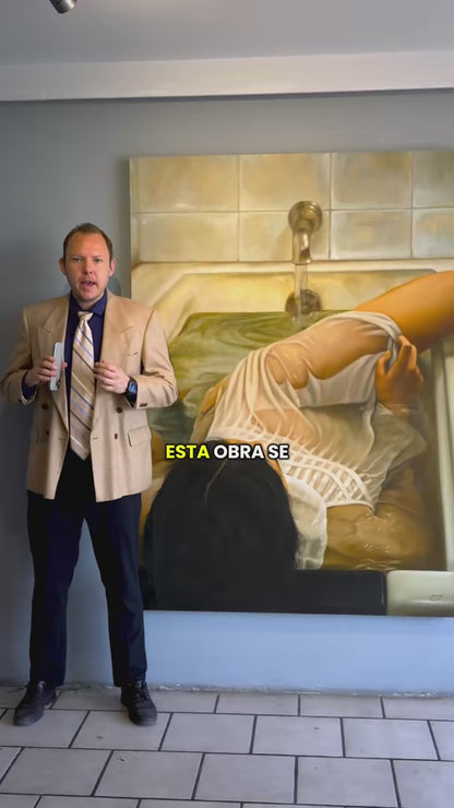 Josue Jimenez - Nayade / Óleo sobre tela - 120 x 170 cm