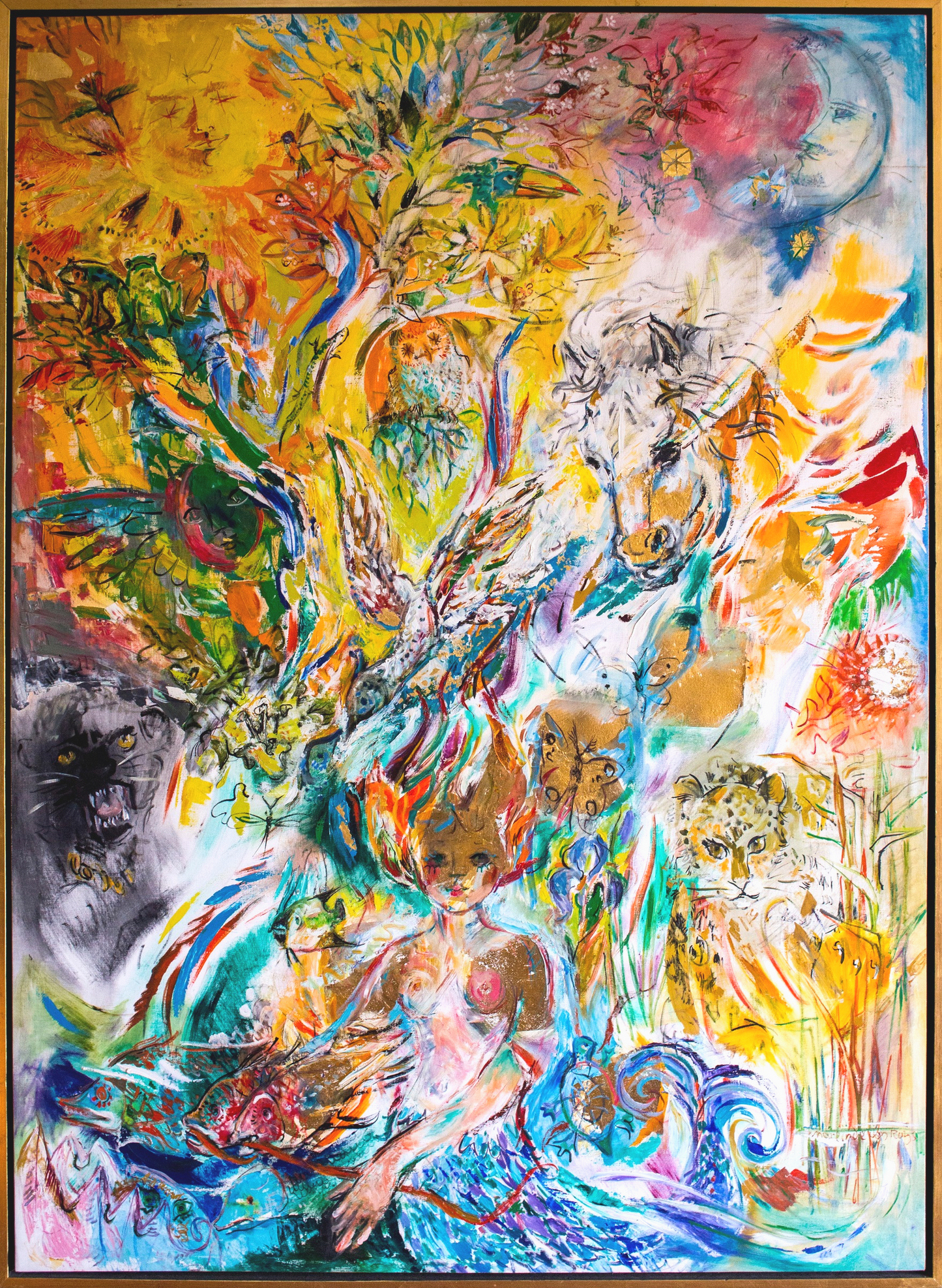 Marlinde Von Ruhs – Sorpresas / Óleo sobre tela – 130 x 180 cm – 1/1